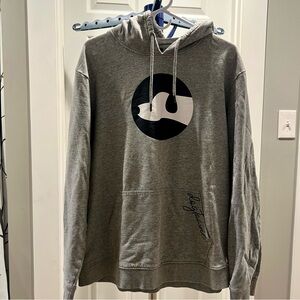 Stylish Gray Hoodie with Logo